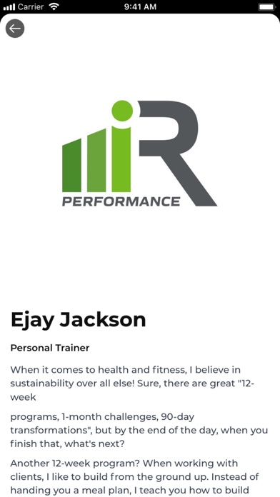 iRISE PERFORMANCE by Ejay Screenshot