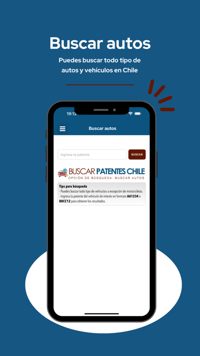 Buscar Patentes Chile Screenshot