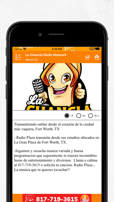 La Chancla Radio Network Screenshot