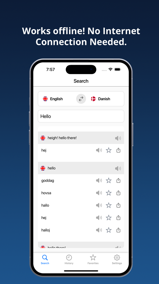 English Danish Dictionary + - 3.2 - (iOS)