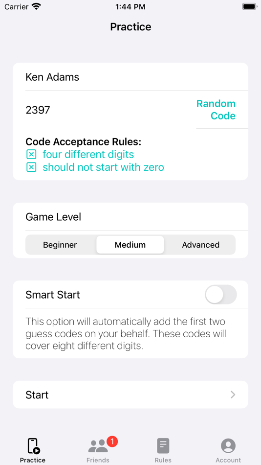 #2. Guess - The Codes Challenge (iOS) 由: Cosmin-Adelin Andrus