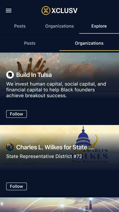 XCLUSV Screenshot
