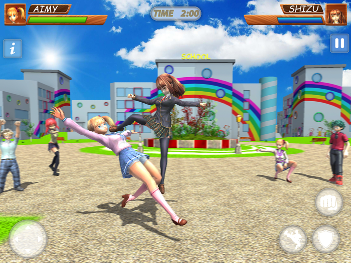 Anime High School Days Life 3D