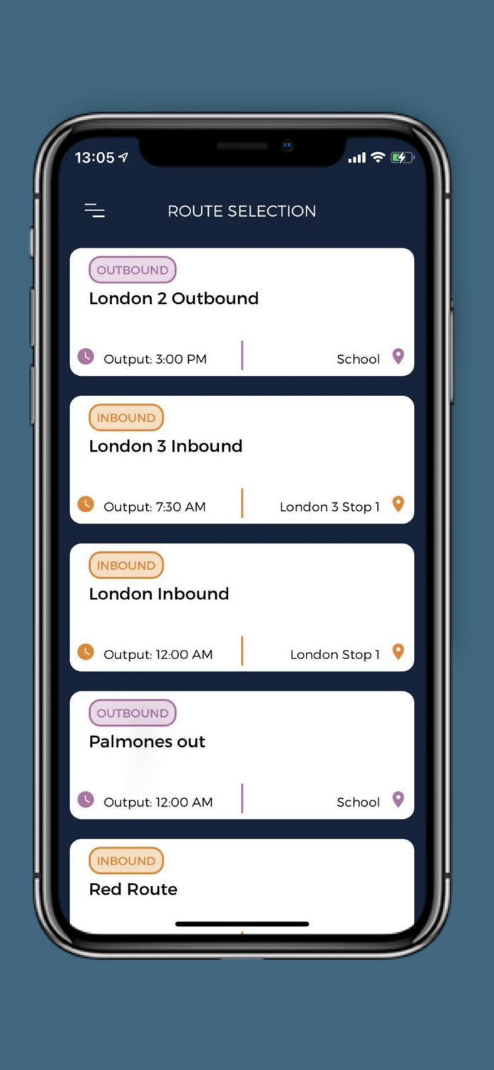Longacre Bus Driver App