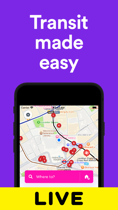 Momego - Live transit tracker Screenshot
