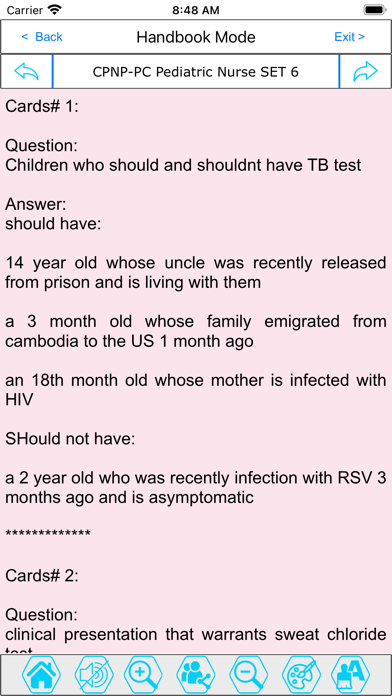 CPNP PC Pediatric Nursing Exam Screenshot