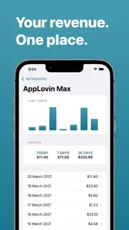 reporting - ad network reports iPhone Captures Décran 1