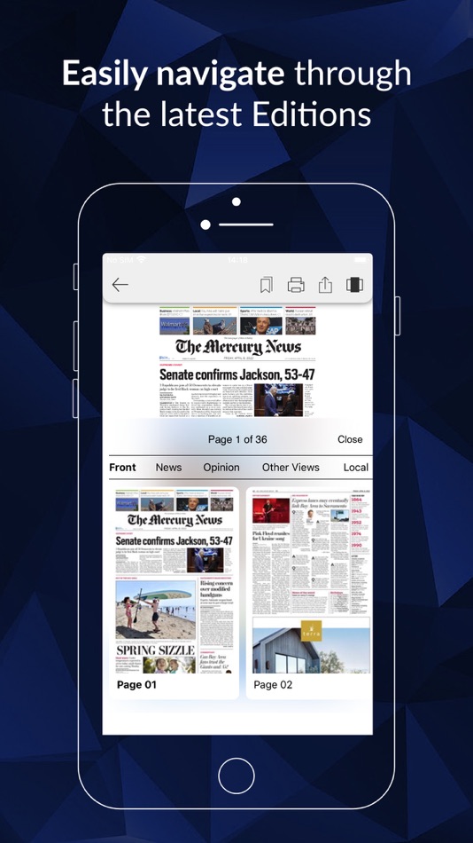 #2. The Mercury News (iOS) By: MediaNews Group
