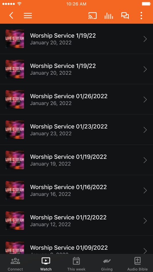 #3. Rocky Top Worship Center (iOS) Podle: Rocky Top Worship Center, Inc.