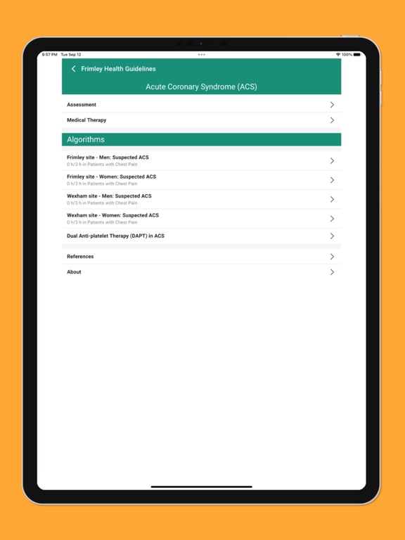 Screenshot #5 pour Frimley Health Guidelines