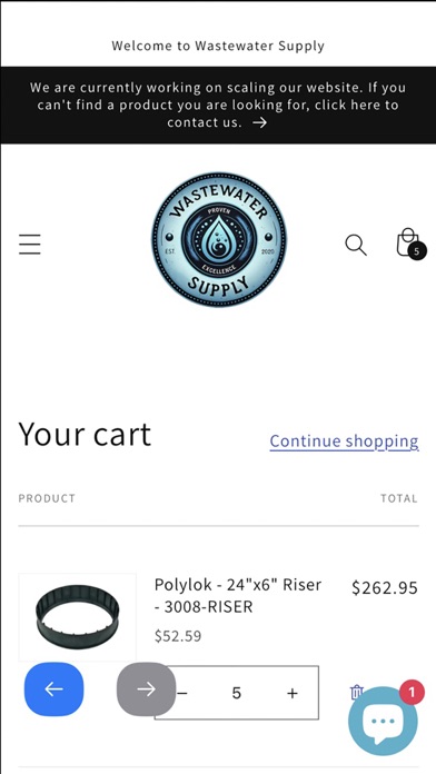 Wastewater Supply Screenshot