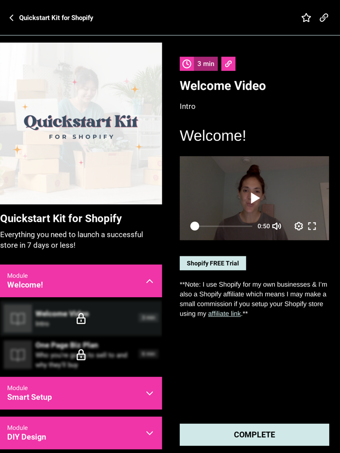 Launchpad for Shopify