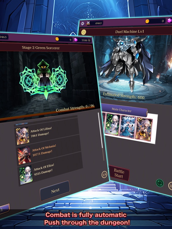 Idle RPG Rosaria Dungeon screenshot 4