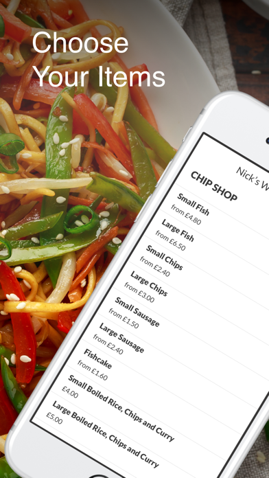 Nick's Wok & Fish Bar Screenshot