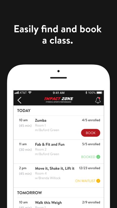 Impact Zone Fitness NJ Screenshot