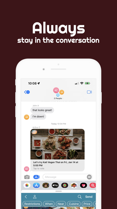 Dinvite Screenshot