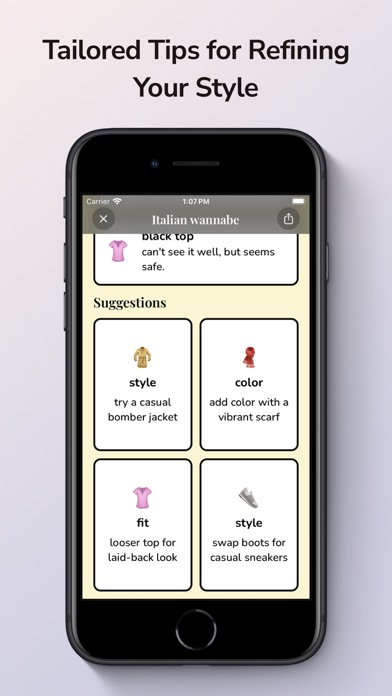 Stylist - AI Outfit Review Screenshot