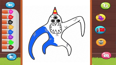 Garten Monster Banban Coloring Screenshot