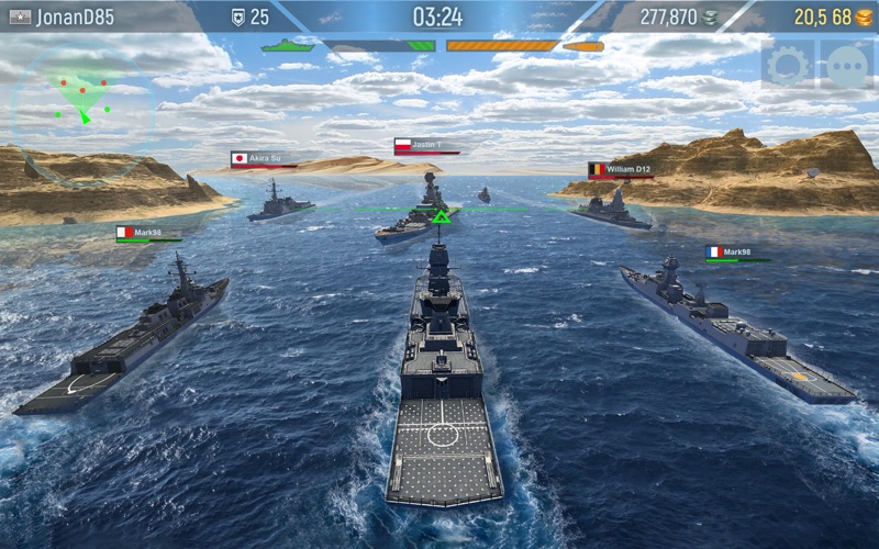 Screenshot #2 pour Naval Armada - Bataille Navale