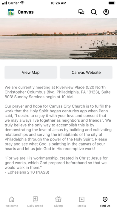 Canvas City Church Screenshot