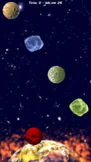 lluvia de asteroides iphone capturas de pantalla 2
