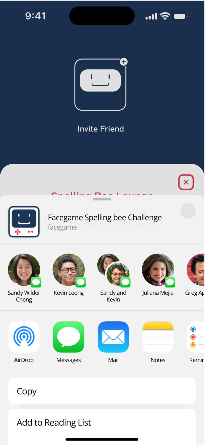 FaceGame - Chat and Play