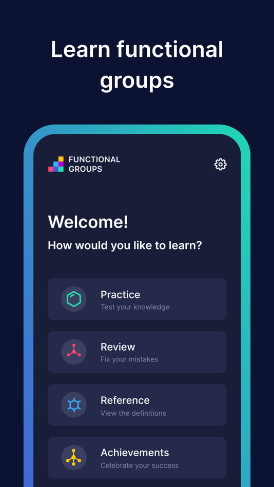 #1. Functional Groups (iOS) Podle: Clarity Applications
