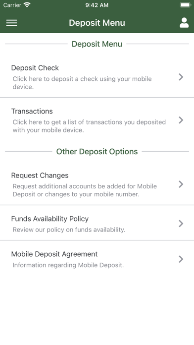 Bank of Ripley Mobile Banking Screenshot