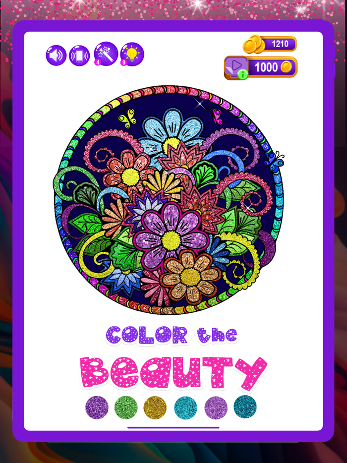 Glitter Color Art Games
