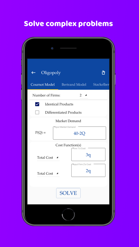 #5. Econ Solver (iOS) By: Abaalhasan Al-Sudani