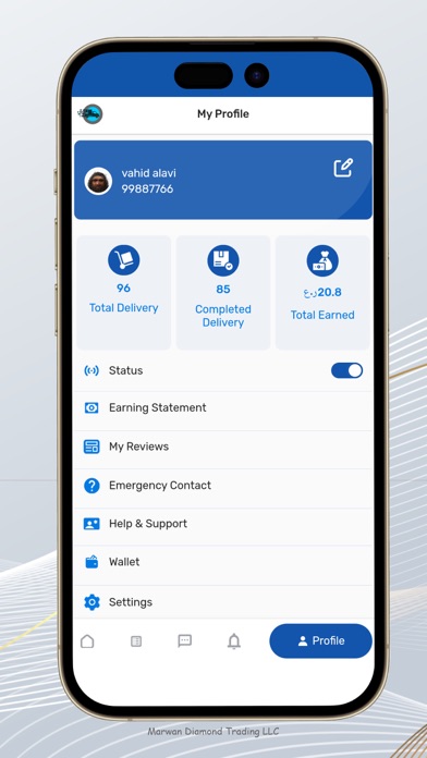 O Distributor Delivery Screenshot