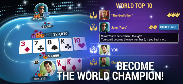 ‎Poker World - Offline Poker Screenshot