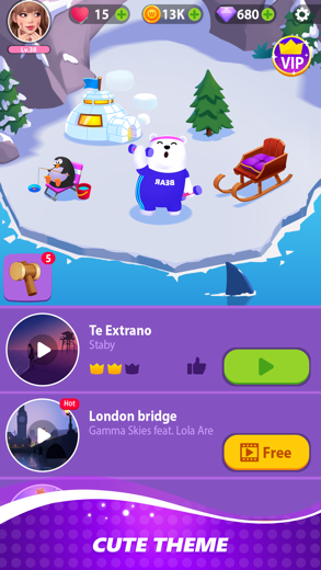 Catch Tiles Magic Piano captura de pantalla