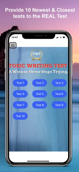 Game screenshot EZ Test - TOEIC® Writing apk
