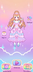 Moon Story - Dress Up Girl screenshot #1 for iPhone