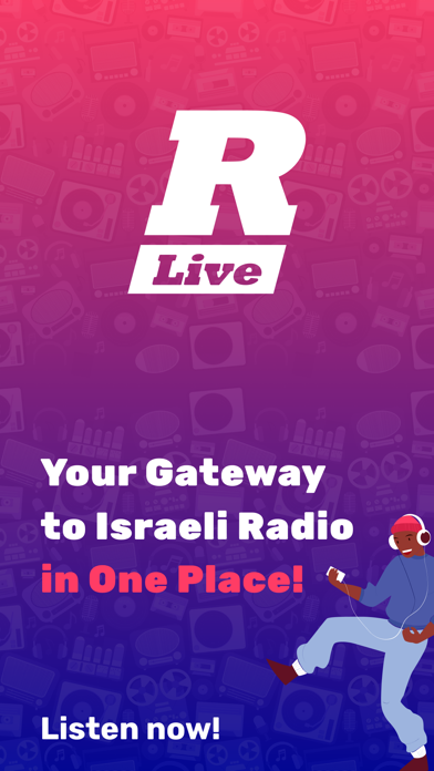 RLive: Radio Live Israel radio Screenshot