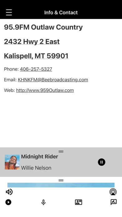 95.9 Outlaw Country Screenshot