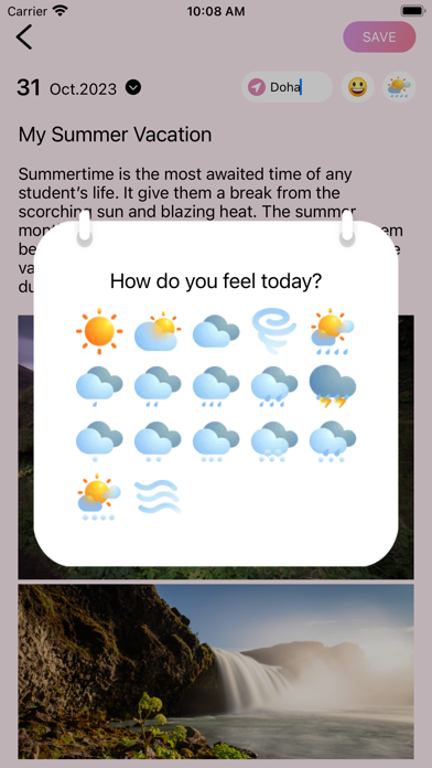 Sweet Diary - Daily Journal Screenshot