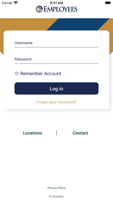 Employees FCU Screenshot