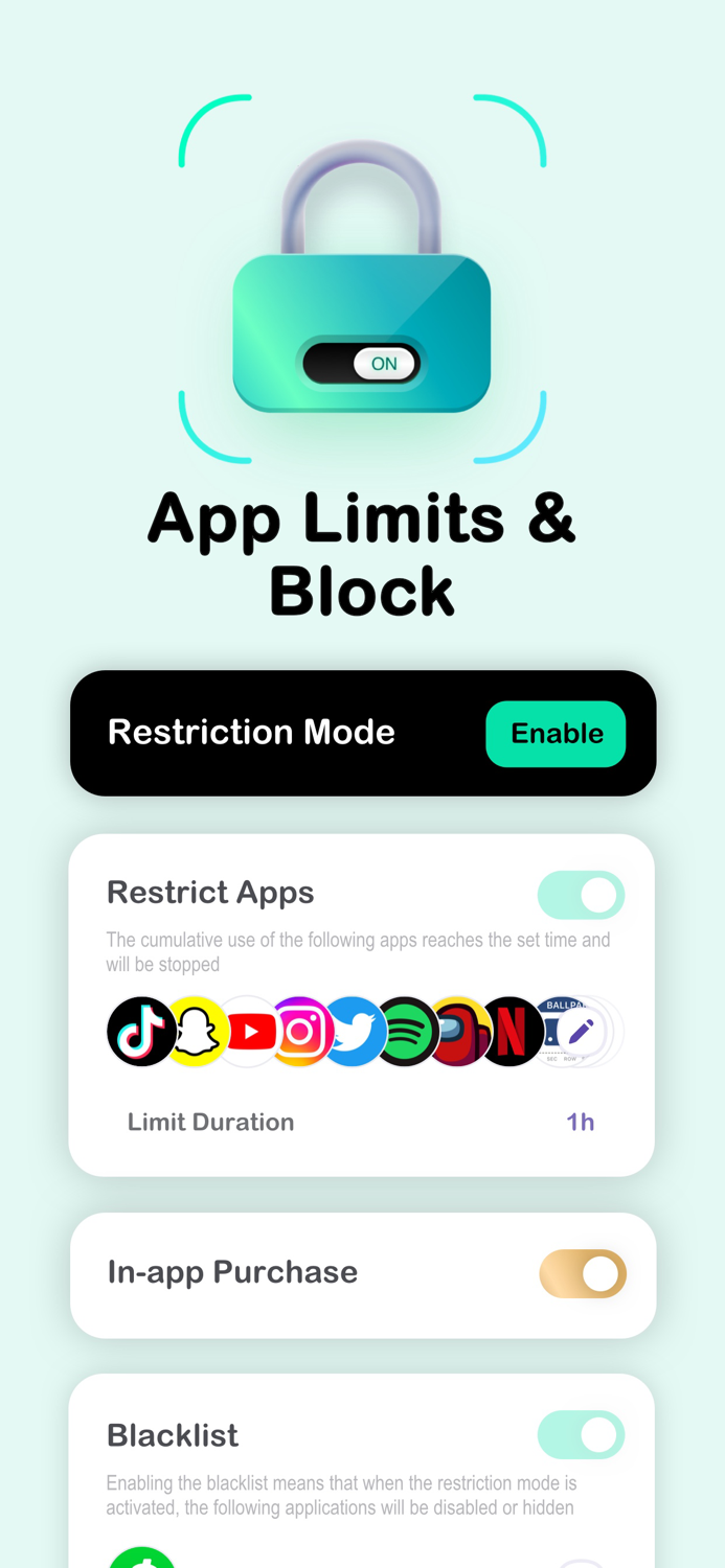 ScreenCare  Control your Time