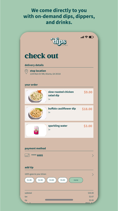 Dips Kitchen Screenshot