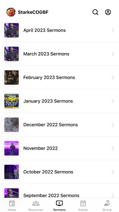 Starke Church of God by Faith Screenshot