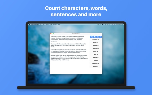 Make a Word & Character Counting Service for All Apps in Mac OS X