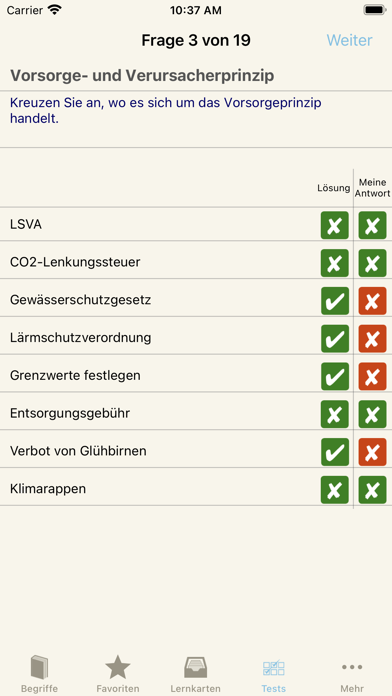 Allgemeinbildung GIBZ Screenshot