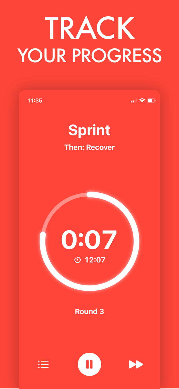 Running Interval Timer Tracker