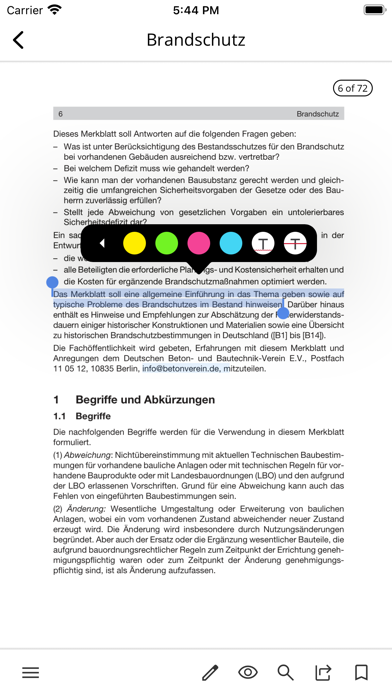 DBV-Schriften Screenshot