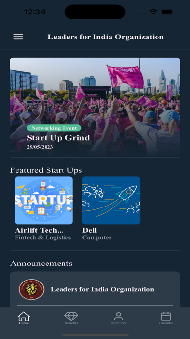 Leaders for India Organization Screenshot