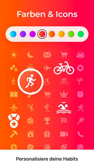 Screenshot von HabitApp: Habit Tracker auf dem iPhone 5