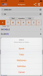 anagram solver: crossword find iphone screenshot 3
