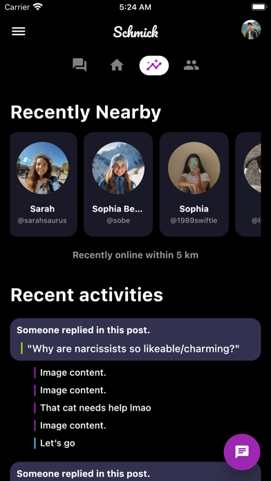 Schmick: Chat, Friends, Social Screenshot